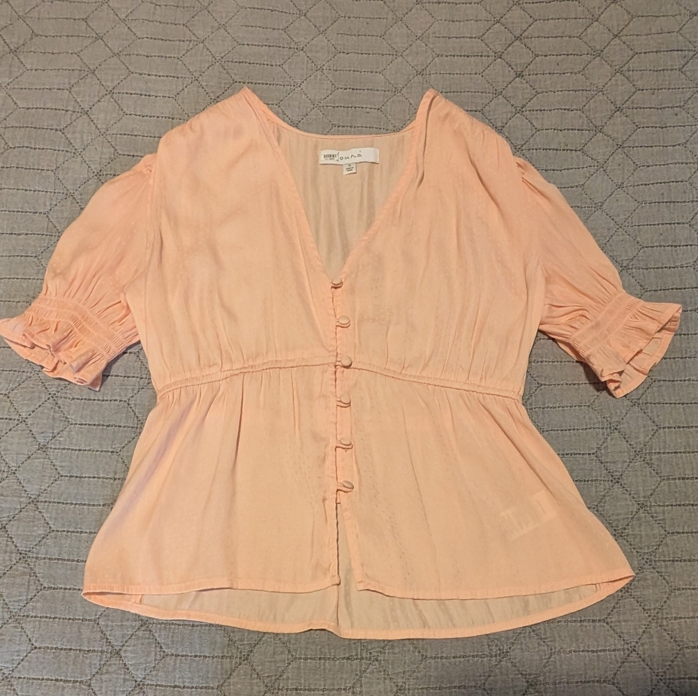 On Hold Louna Button Up Top